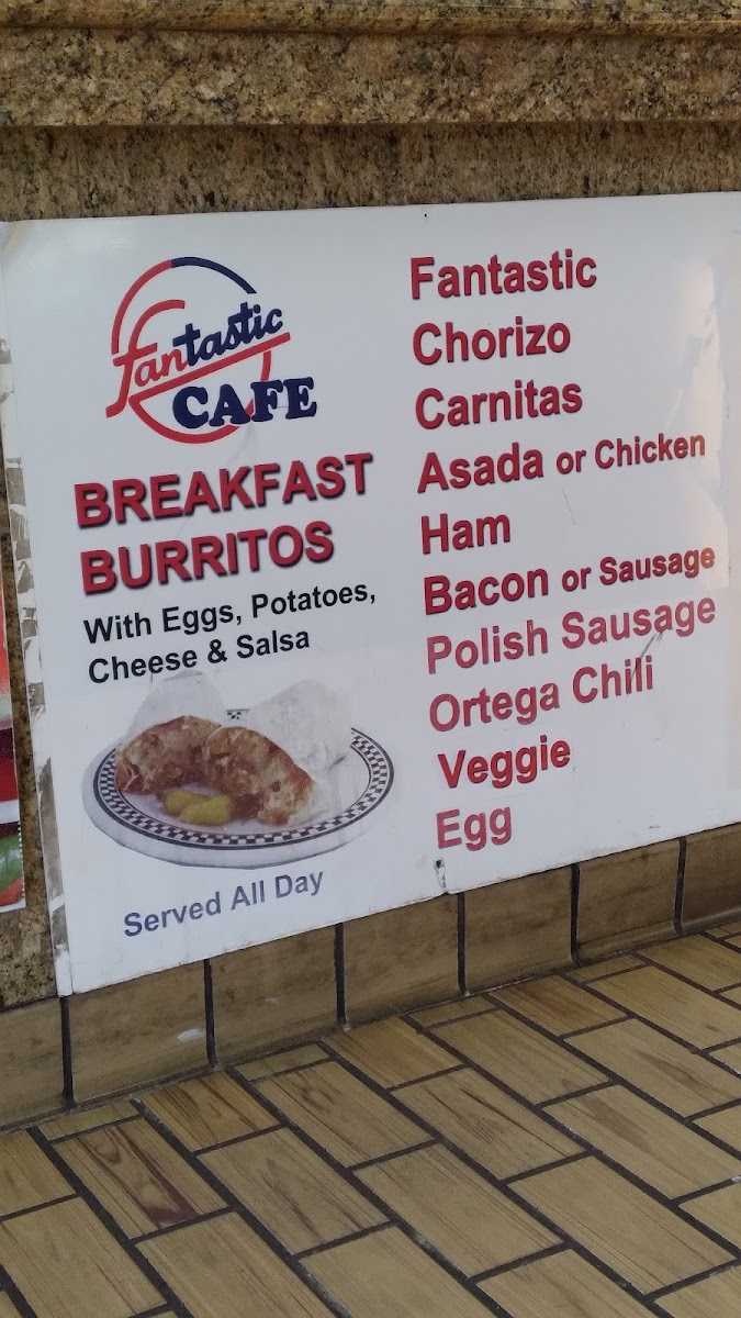 Fantastic Cafe Menu - Image 2